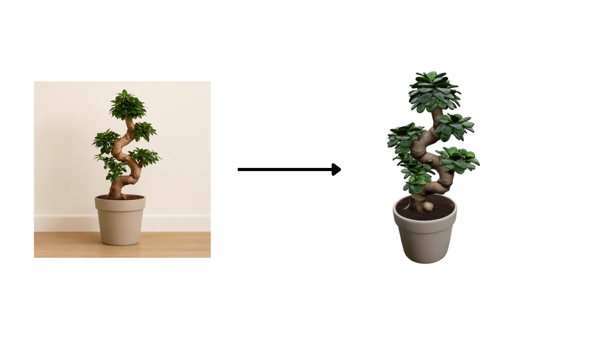 Image to 3D Model visualization